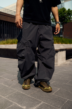 Брюки Nothomme Blue Outdoor Water-Repellent Adjustable Cargo Pants "Dark Grey"