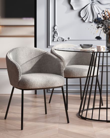 Стул Paal букле серый