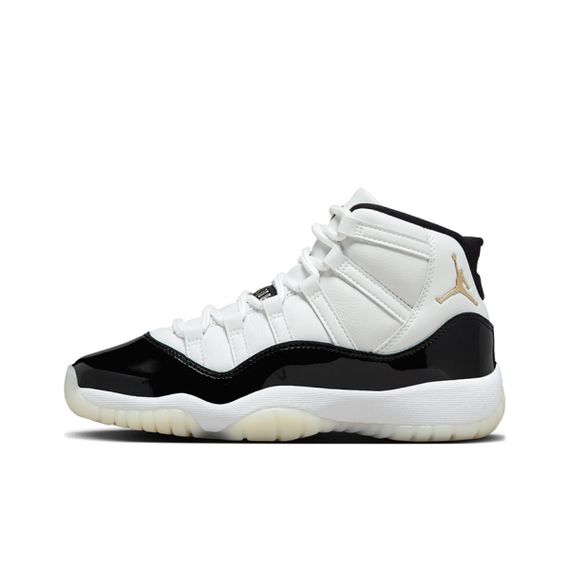 Jordan Air Jordan 11 Детские баскетбольные мячи В СЕРЕДИНЕ Белого/Метал-лика/Черного Юнисекса