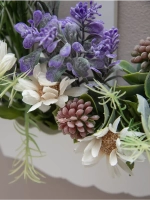 Панно на стену для интерьера "Окно с цветами"