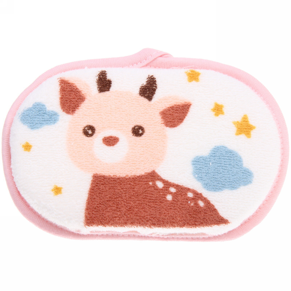 Губка для тела махровая детская «Happy baby - Оленёнок Чарли» , 13*8,5 см (ZIP пакет)