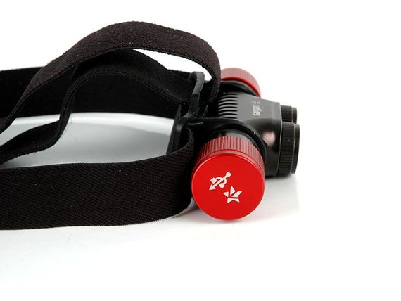 Фонарь подводный налобный Sargan Night Star 900 люмен теплый свет черно-красный