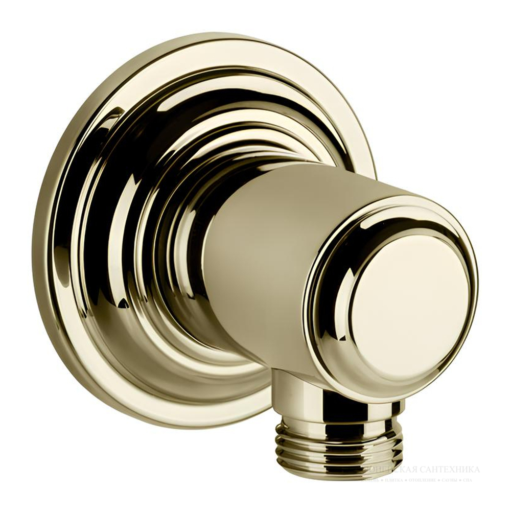 Шланговое подсоединение Gessi Venti20, цвет Brass PVD
