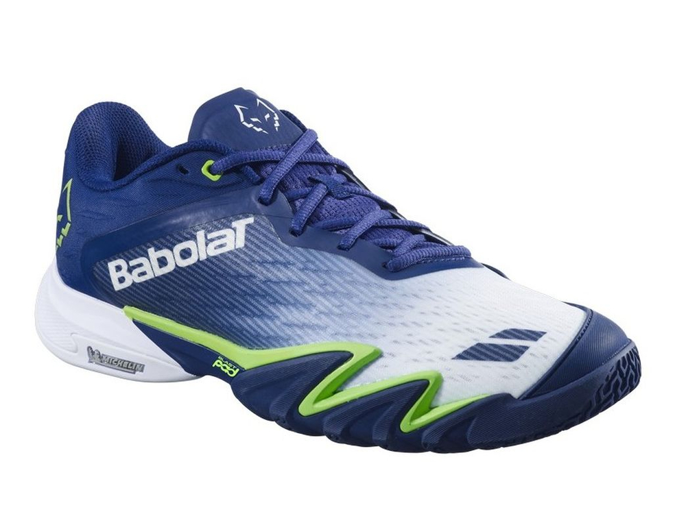 Мужские кроссовки для Падел Babolat Premura 3 Lebron - blue depths/green flash