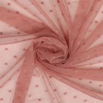 Сетка бельевая эластичная 65 г/м², шир.160 см / 1 метр, Мушка 00128, цв.04(17-1514) сухая роза /00128.04/1/