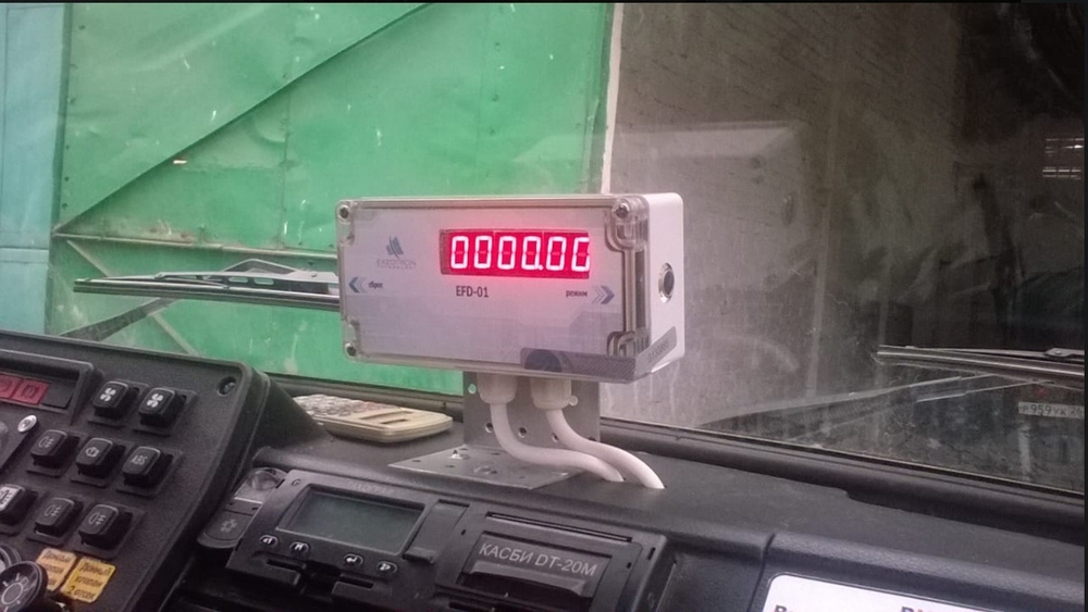 Цифровой контроллер расхода топлива Exzotron EFD-02