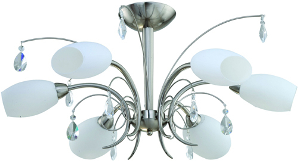 Люстра 805/6PF-Whitechrome
