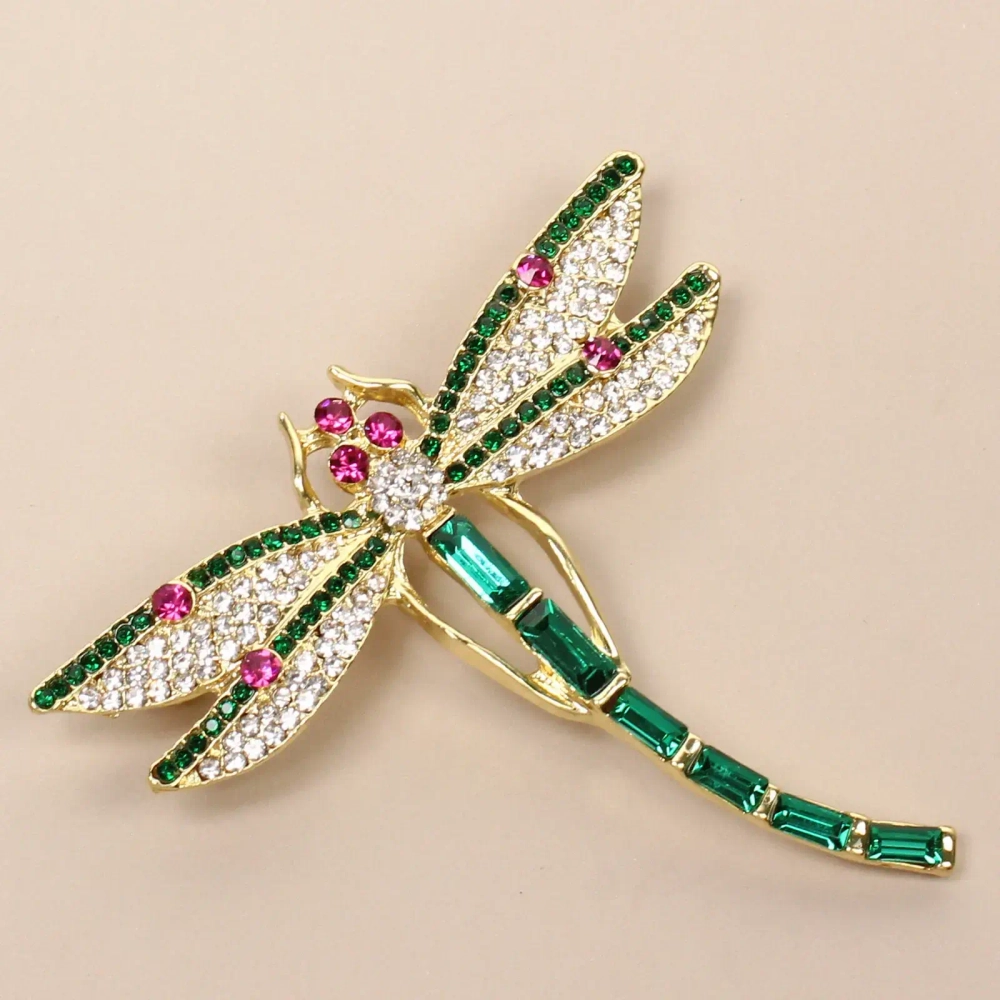 Брошь «KLEVER SHOP», Стрекоза, цвет как на фото, 5.5*6см (символ Перерождения)