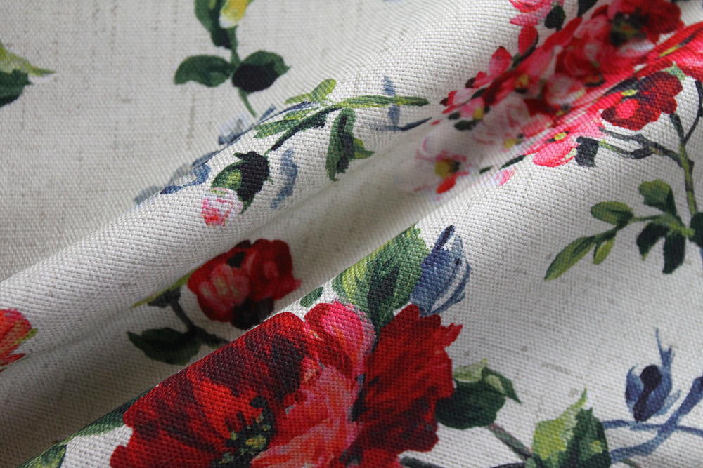 Рогожка Cotonello Catalina (Котонелло Каталина) C 01 rojo