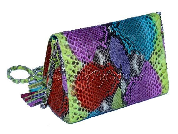 Клатч из кожи питона CL-26