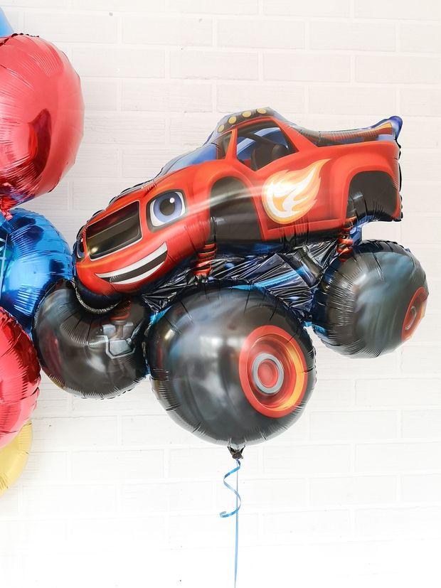 AN Шар фигура "Джип Вспыш" 31"/86 см х 28"/71 см (БГ-52)