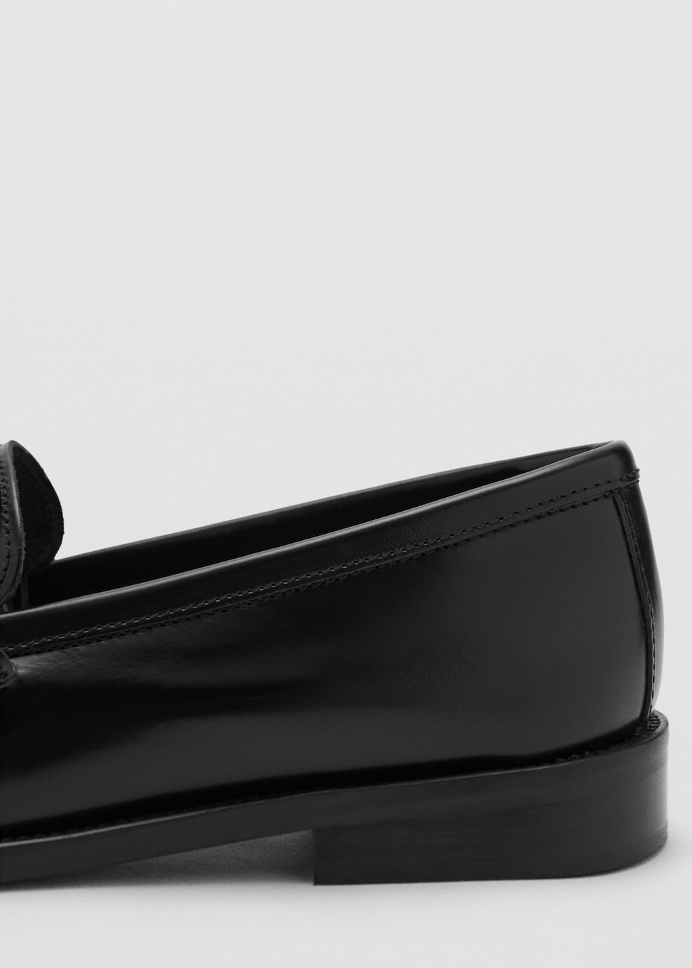 Кожаные мокасины со сборками