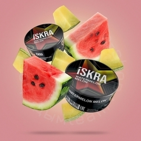 Табак для кальяна Искра (ISKRA), 25 г (Арбуз и дыня (Watermelon Мelon))