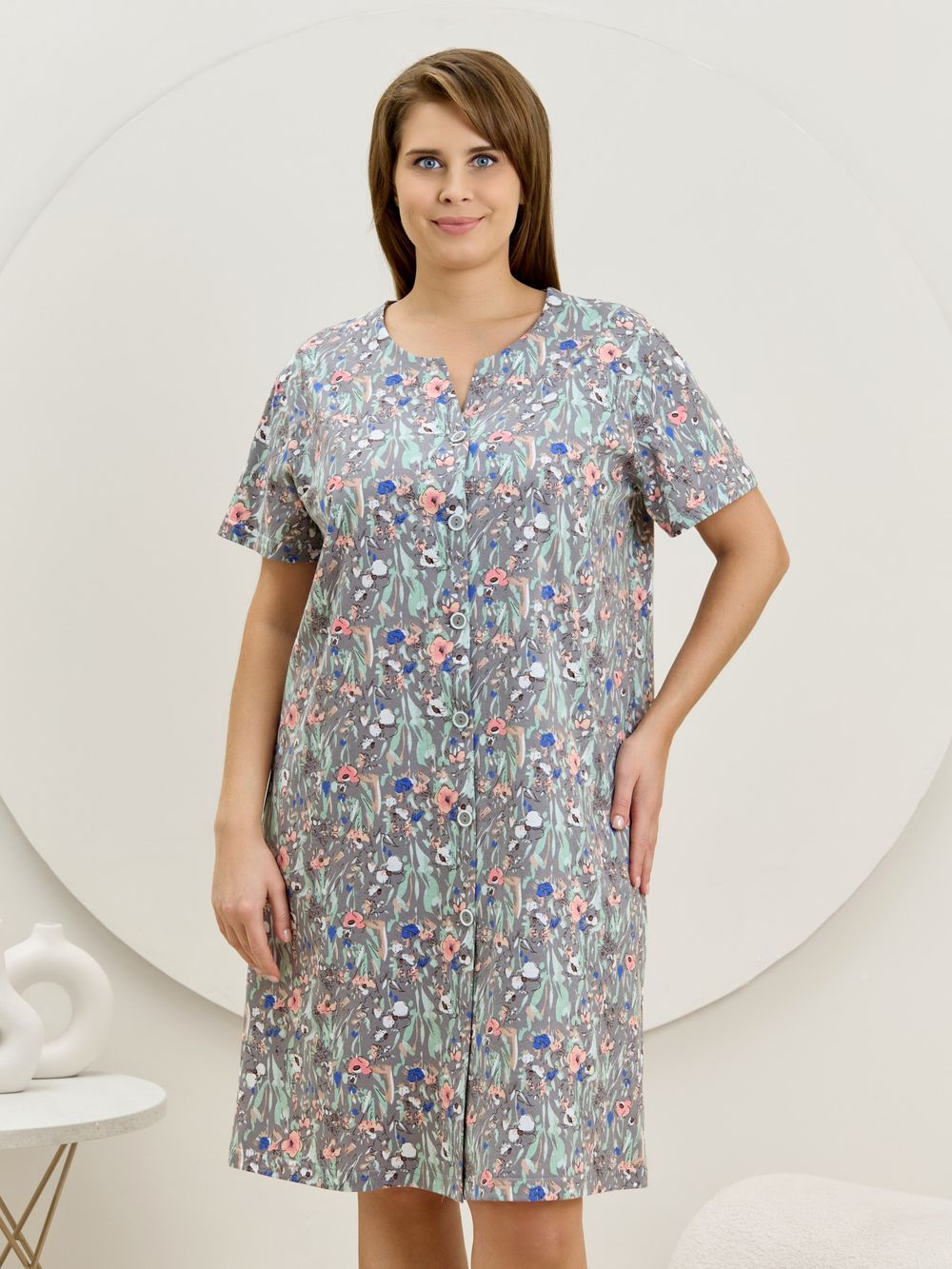 Халат Рейна Виотекс СЕРЫЙ