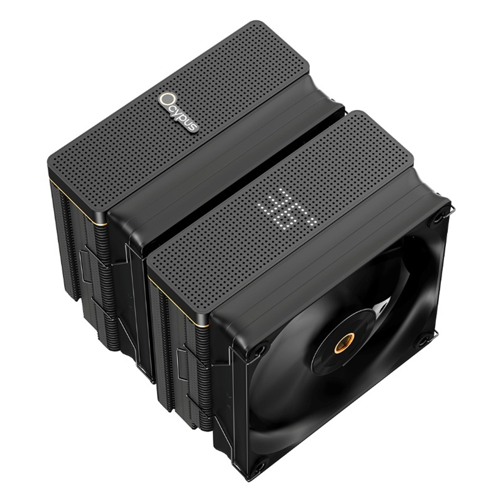 Кулер для процессора Ocypus Iota A62 BK, 2x120mm FAN, Display Panel, 6 PIPES, 4-PIN PWM, 500-2000 RPM, 29DBA