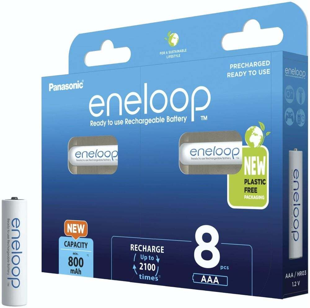 Аккумулятор Panasonic Eneloop BK-4MCDE/8BE 800 mAh 8шт AAA