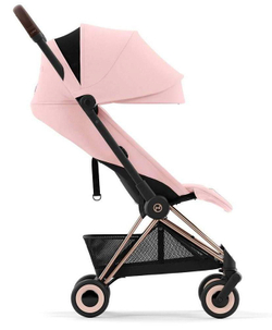 Прогулочная коляска Cybex Coya Peach Pink с дождевиком и бампером/Rosegold 522005607