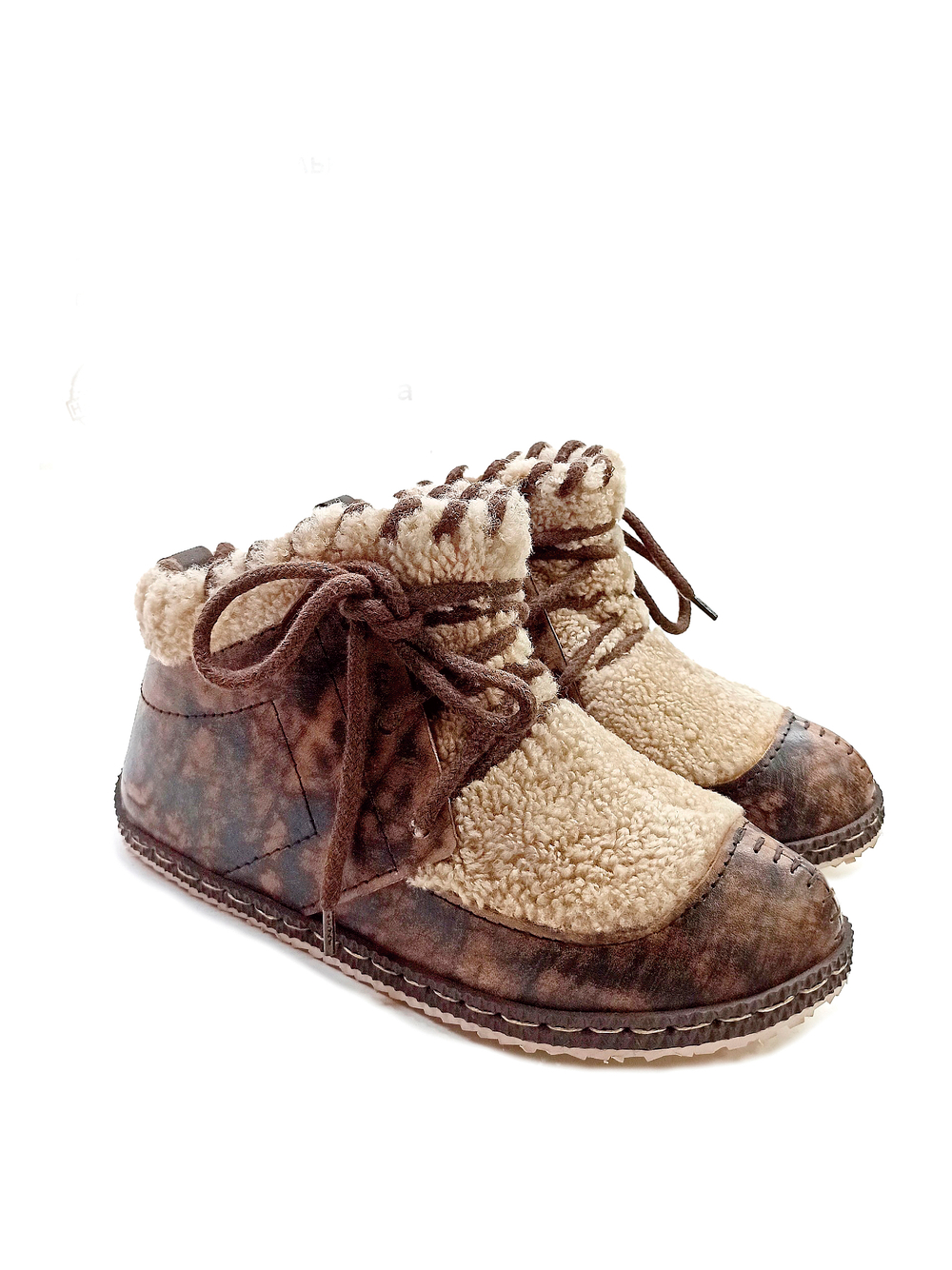 Ботильоны меховые "Sand&Turtle"