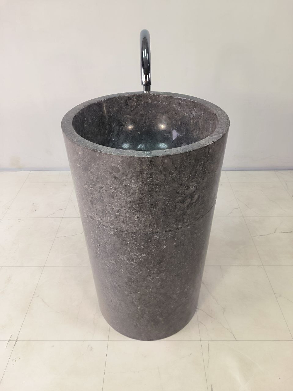 Раковина напольная из мрамора Silinder MN-63225 50*50*90