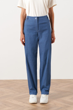 31033 Брюки женские (сине-голубой джинс)