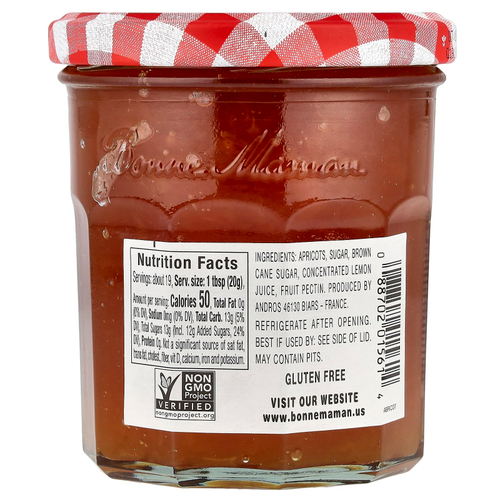Bonne Maman, Абрикосовый джем, 13 унций (370 г)