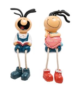 GAEM Art MN-125 Комплект фигурок 2 шт. «Парочка с сердечком и книгой»