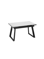 Стол кухонный Черный муар мрамор 140(200)х85х77 см