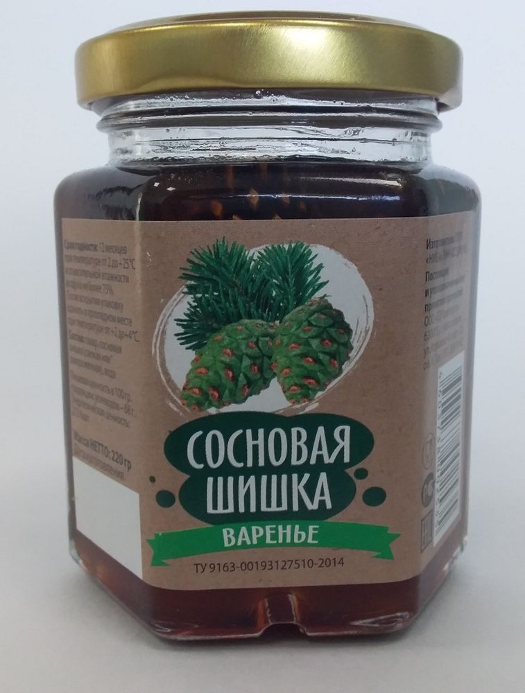 Варенье &quot;Сосновая шишка&quot; 220гр от &quot;НИВА&quot;