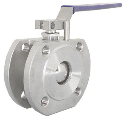 Кран шаровый межфланцевый нержавеющий (1PC), AISI304 DN 100 (4"), (CF8), PN16