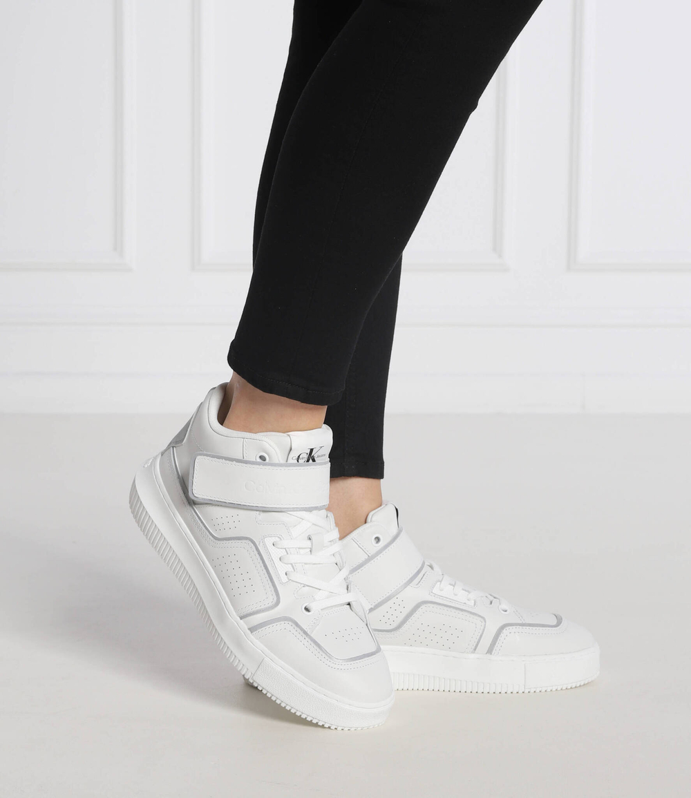 Кожаные кроссовки chunky CALVIN KLEIN JEANS - белый(YW0YW00811)