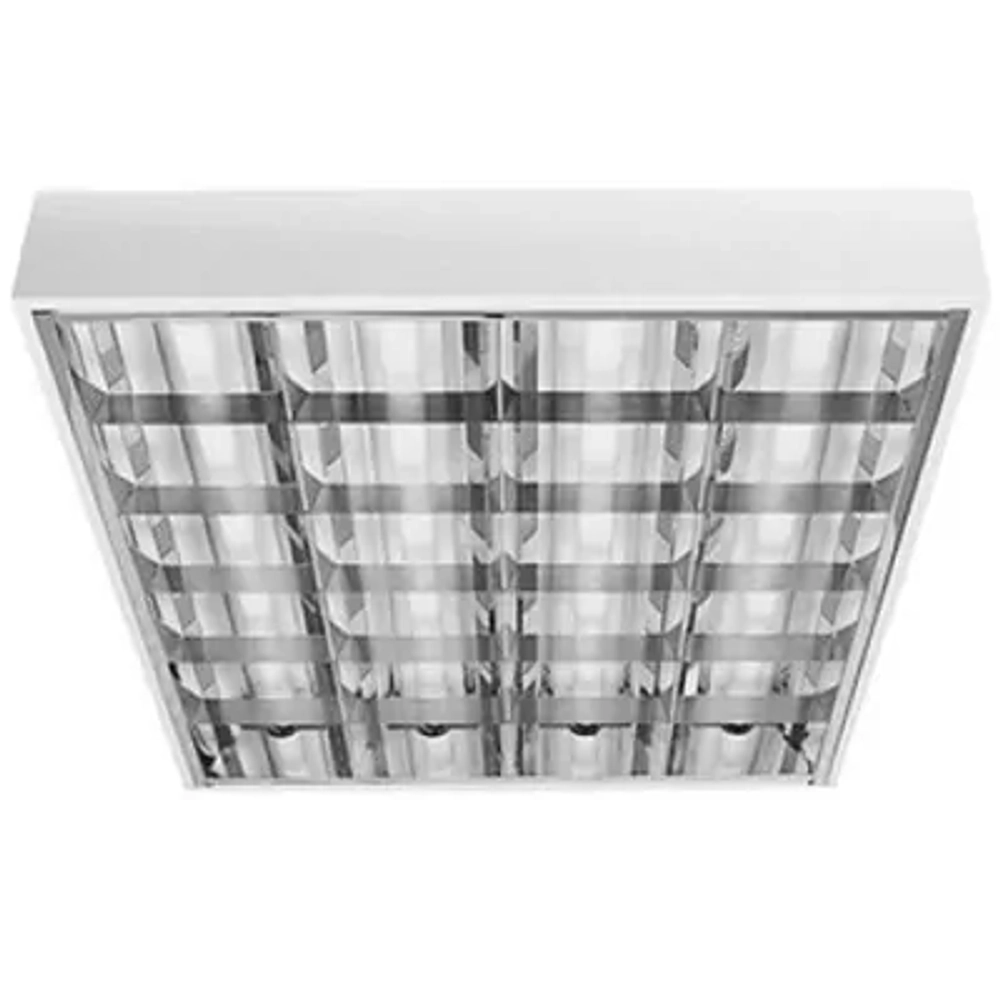 Светильник ДПО 4х9 под лампу LED T8 G13 (накладной зеркальный)