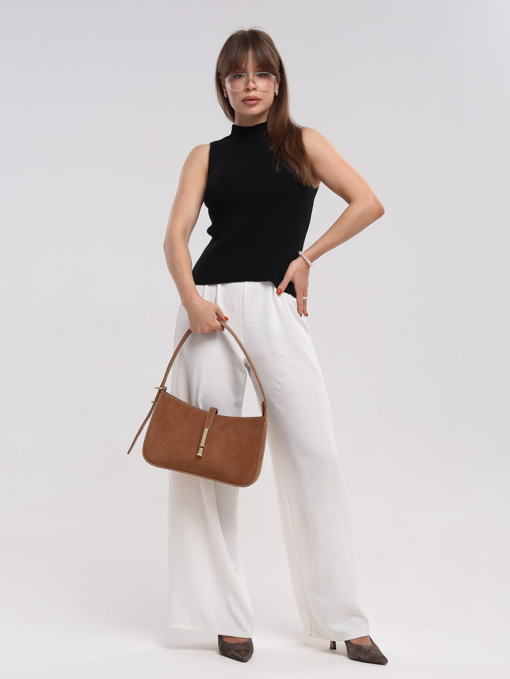 Топ вязаный под пиджак