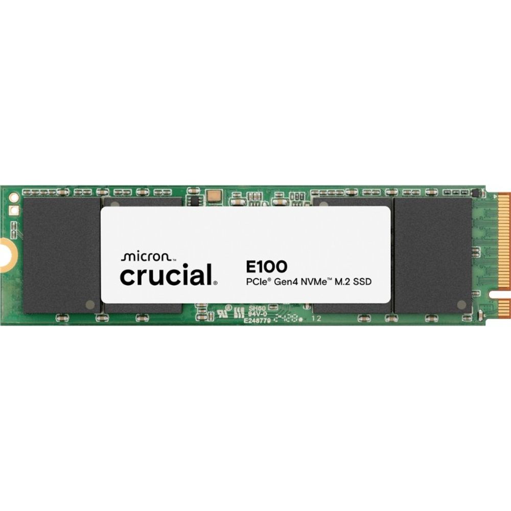 Твердотельный накопитель SSD 1TB Crucial E100, M.2 2280, PCI-E 4x4 [R/W - 5000/4500 MB/s]