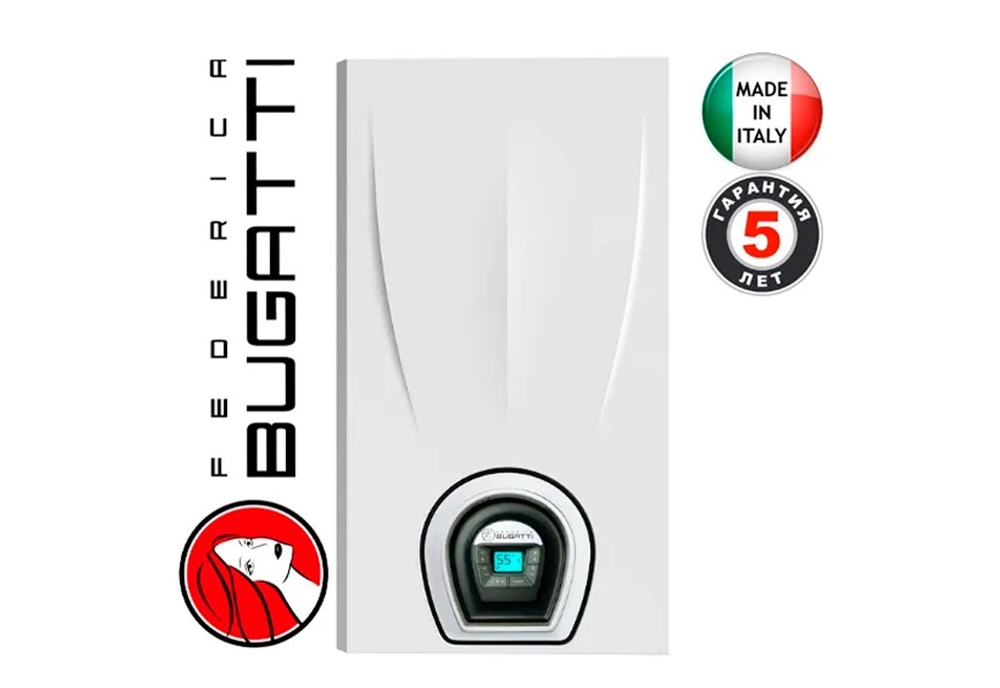 Газовый котел 24В кВт Federica Bugatti 1-контурный