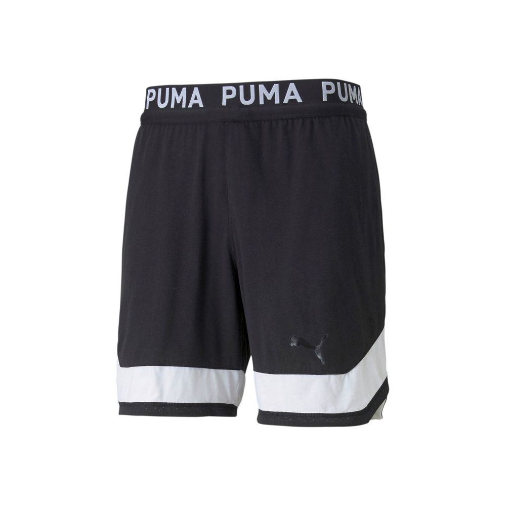 Мужские теннисные шорты Puma Vent Knit 7in Shorts Men - Black, White