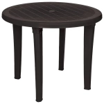 Стол круглый шоколадный 950х740мм
