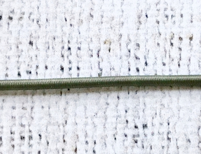 Резинка шляпная, d 2,5 мм, тёмный хаки