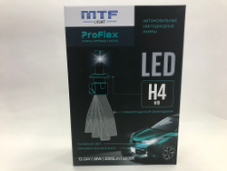 Светодиодные лампы MTF Light H4/H19 ProFlex 30W, 3000lm, 12-24V, 6000K (к-т 2шт.)