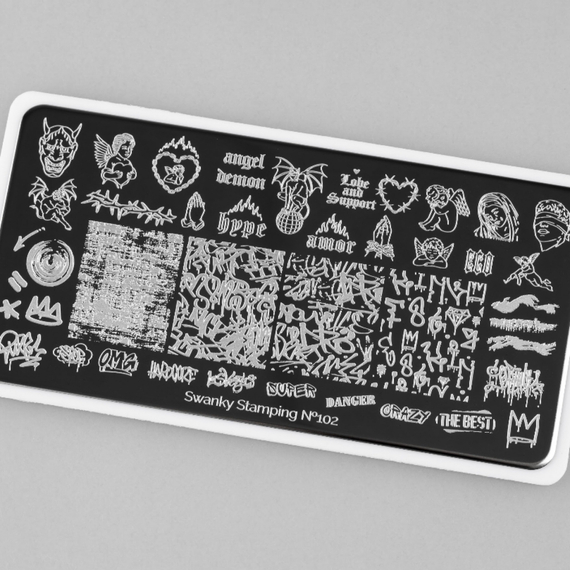 Пластина Swanky Stamping 102