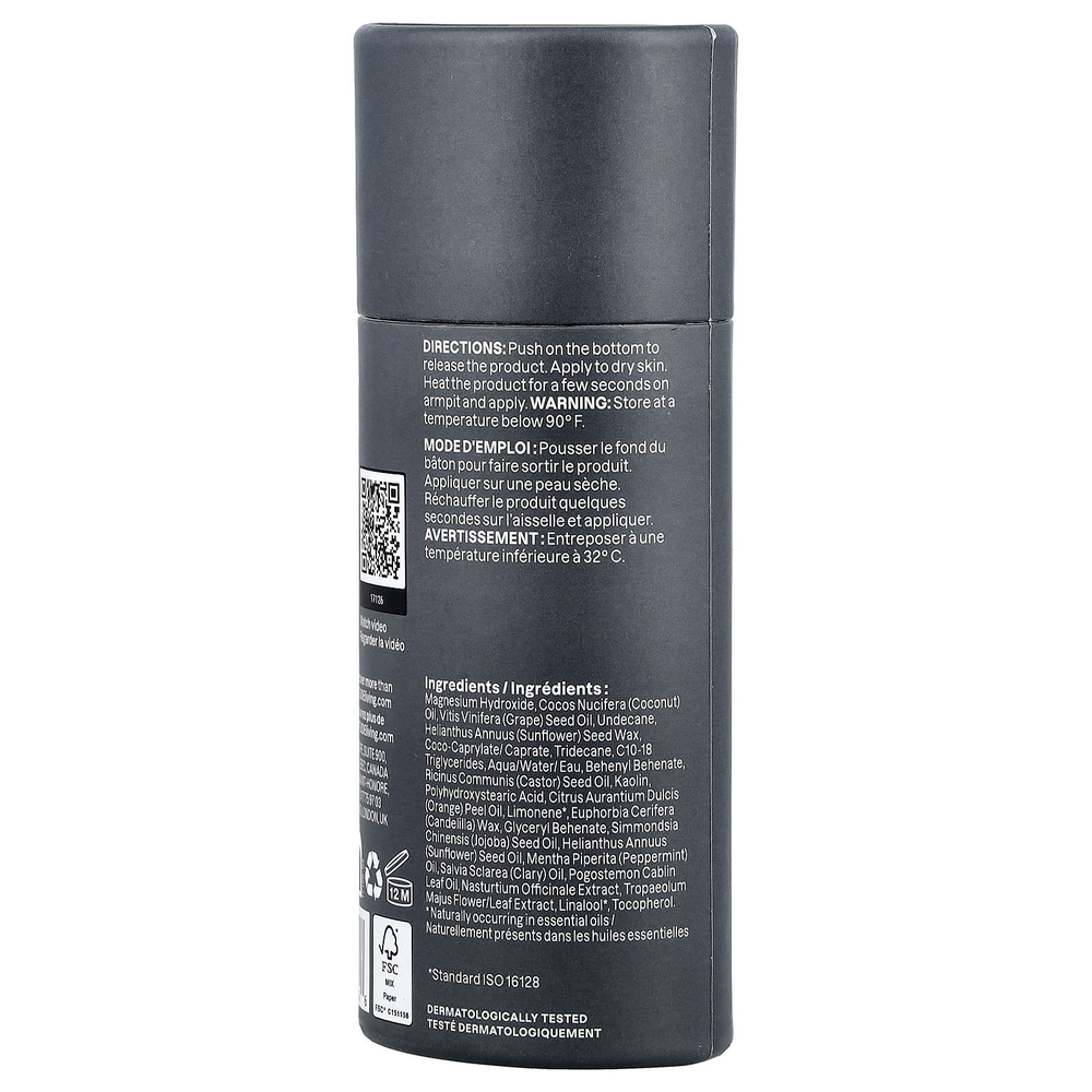 ATTITUDE, Дезодорант Leaves, перечная мята и сладкий апельсин, 85 г (3 унции)