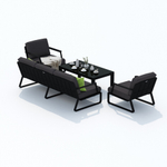 Лаунж зона Ideal Patio ЭСТИВО с трехместным диваном - антрацит