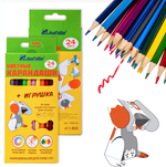 Карандаши 24цв. "Сделай сам" коробка 7303Т-24 (Josef Otten)