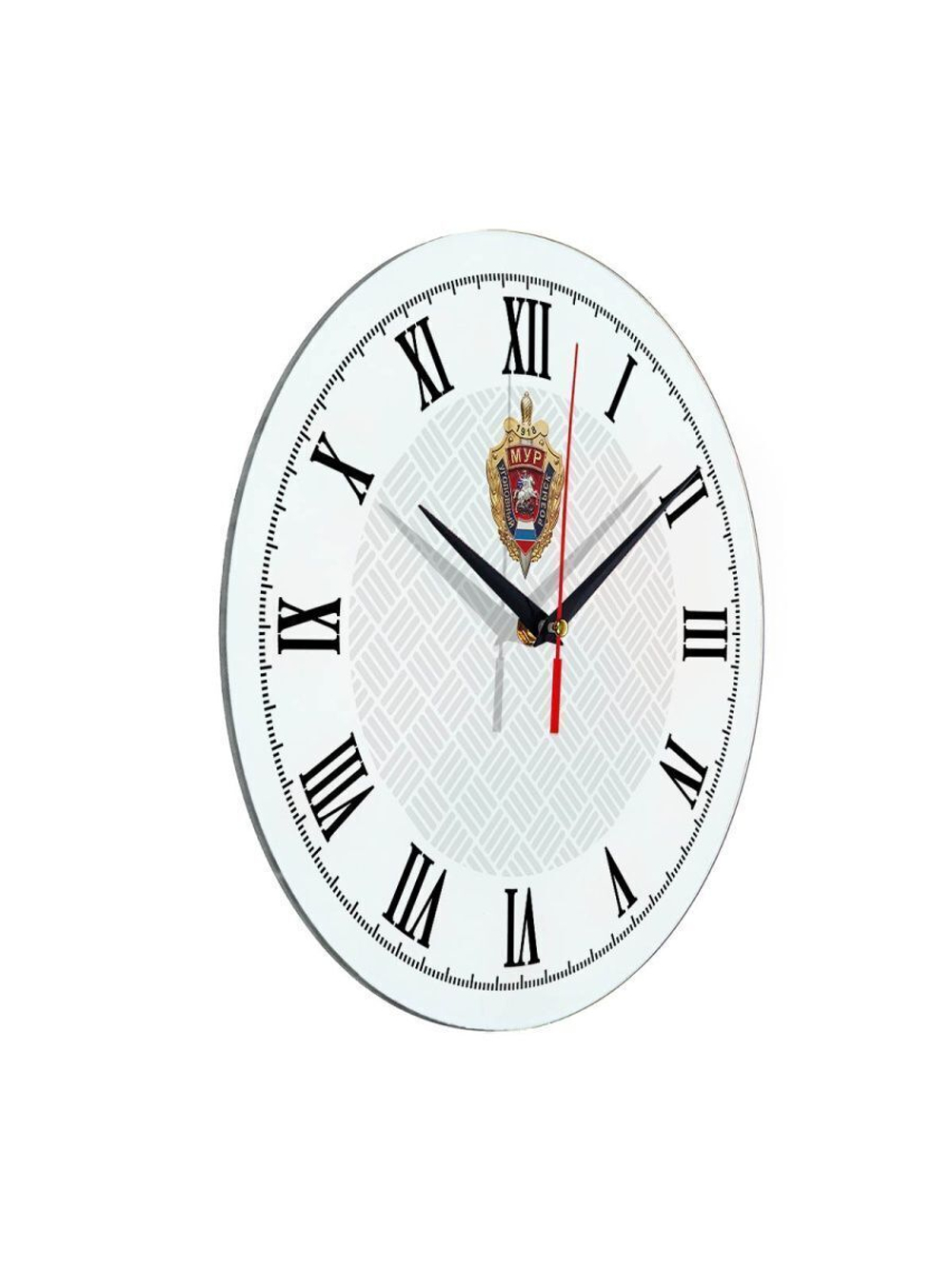 Настенные часы "Эмблема МУР 02 55" Декор для дома, подарок