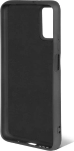 Силиконовый чехол с микрофиброй для Xiaomi Redmi Note 9T DF xiOriginal-16 (black)