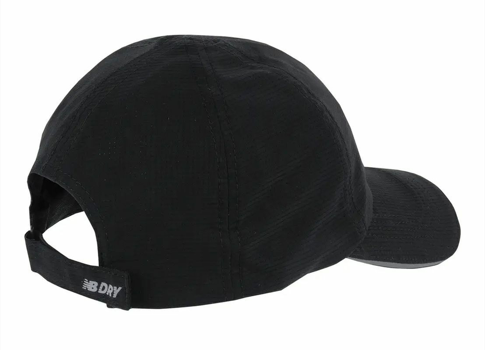Теннисная кепка New Balance 6 Panel Performance Hat - black