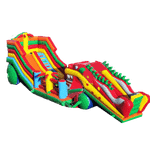 Большая надувная горка "Дракоша"