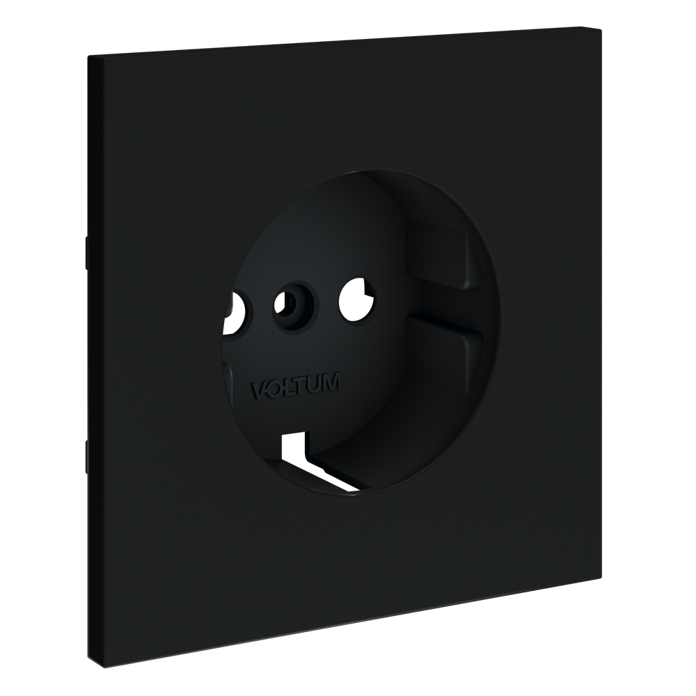 Накладка для розетки с заземлением, S70 (графит)