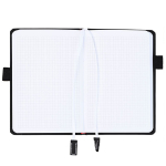 Записная книжка Basir, формат А5, серия "Office", с резинками для ручек, переплет 7БЦ, 21*14.5 см, 80 листов, 4 цвета ассорти