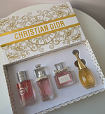 Набор парфюмерии Christian Dior 4*30ml (Коробка парфюма без слюды, парфюм новый, распаковка для фото)