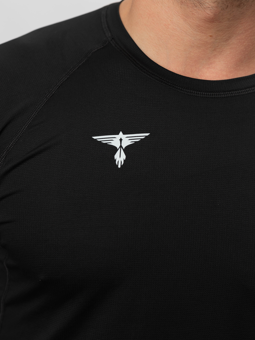 Спортивная футболка DRI FIT реглан TOTEMIC CLO черная